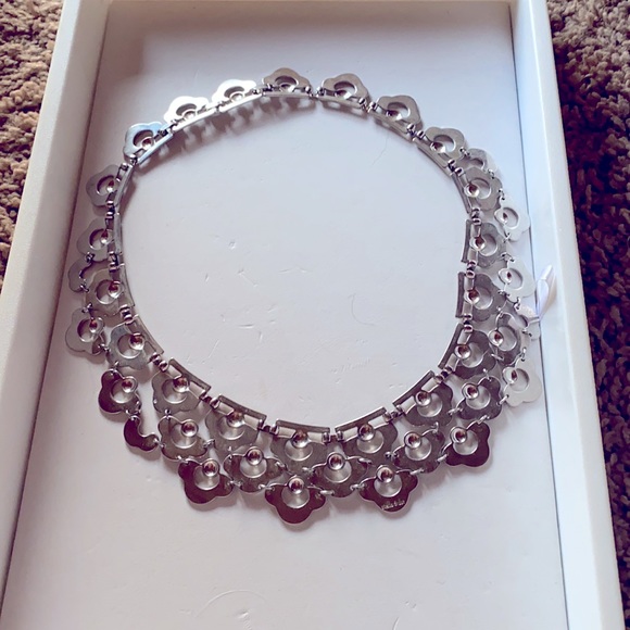 Stella & Dot Silver Statement Necklace - Picture 2 of 2